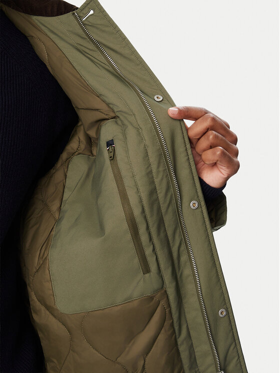 Tommy Hilfiger Tommy Hilfiger Преходно палто Surplus MW0MW44743 Тъмнозелен Regular Fit