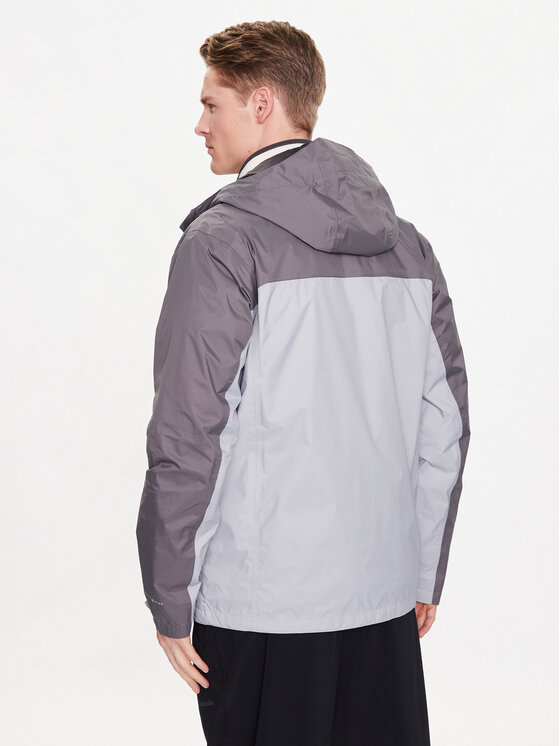 Columbia Columbia Kurtka przeciwdeszczowa Pouring Adventure II 1760061 Szary Regular Fit