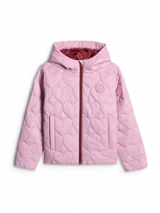 4F 4F Kurtka puchowa OUTERWEAR Fioletowy jasny Regular Fit
