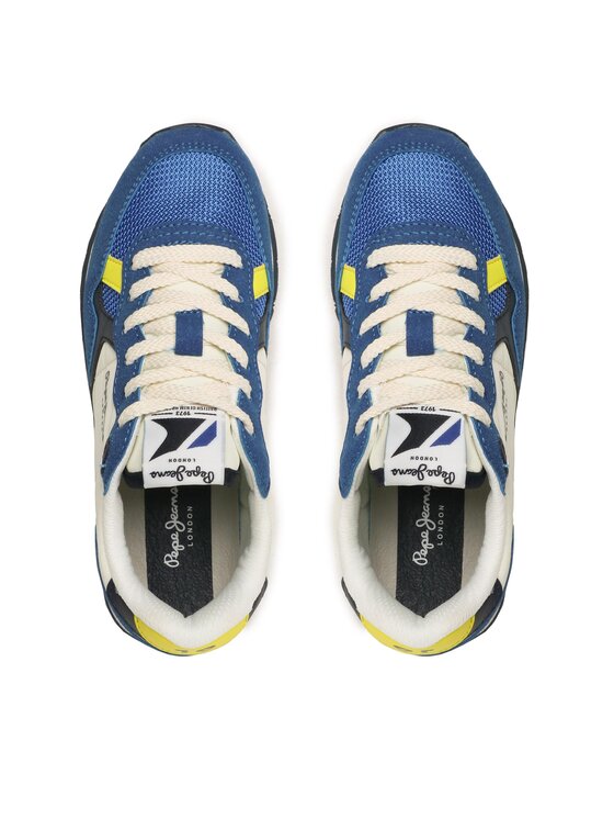 Pepe Jeans Pepe Jeans Sneakersy Brit Boy Heritage PBS30551 Niebieski