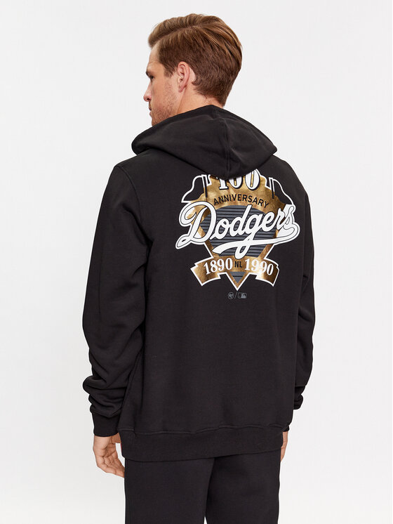 47 Brand 47 Brand Світшот Los Angeles Dodgers BC012PMGUDR590419JK Чорний Regular Fit