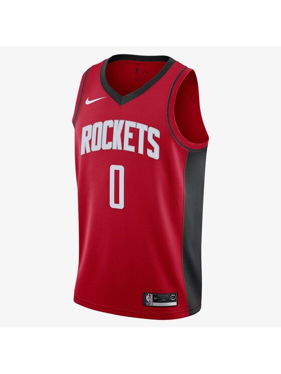 Nike Nike Tank top Houston Rockets Russell Westbrook Czerwony Standard Fit