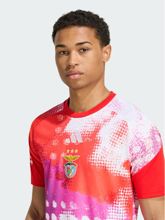 adidas adidas Koszulka techniczna SL Benfica 26/27 Pre Match Jersey Czerwony Slim Fit