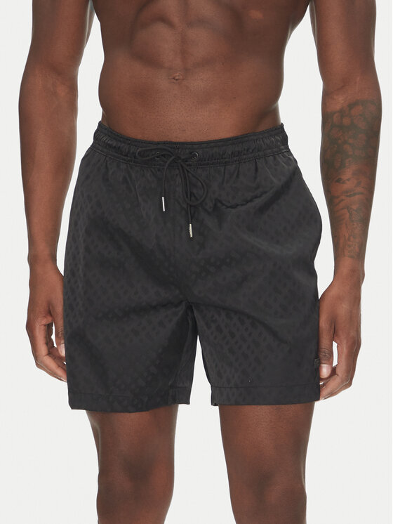 BOSS Pantaloni scurți pentru înot Jacques 50539313 Negru Regular Fit