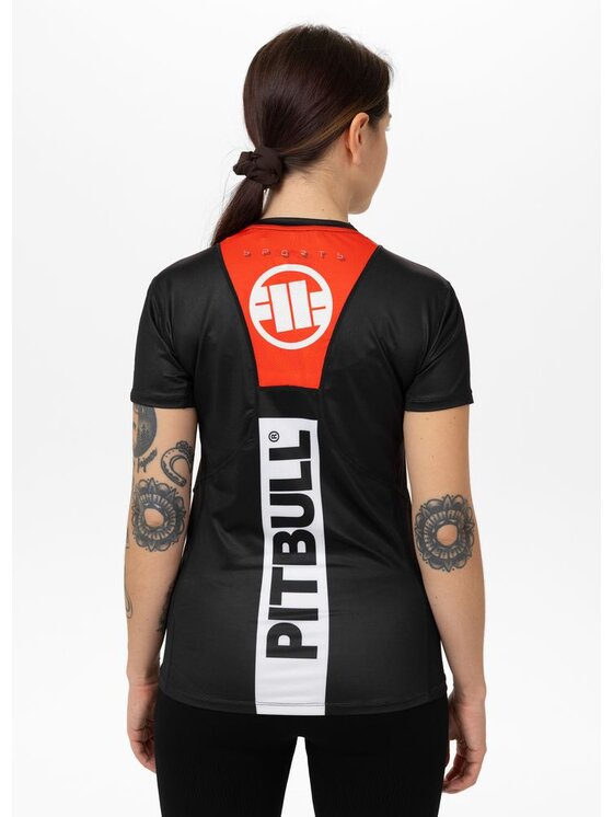 PITBULL PITBULL Koszulka techniczna HILLTOP SPORTS Czarny Regular Fit