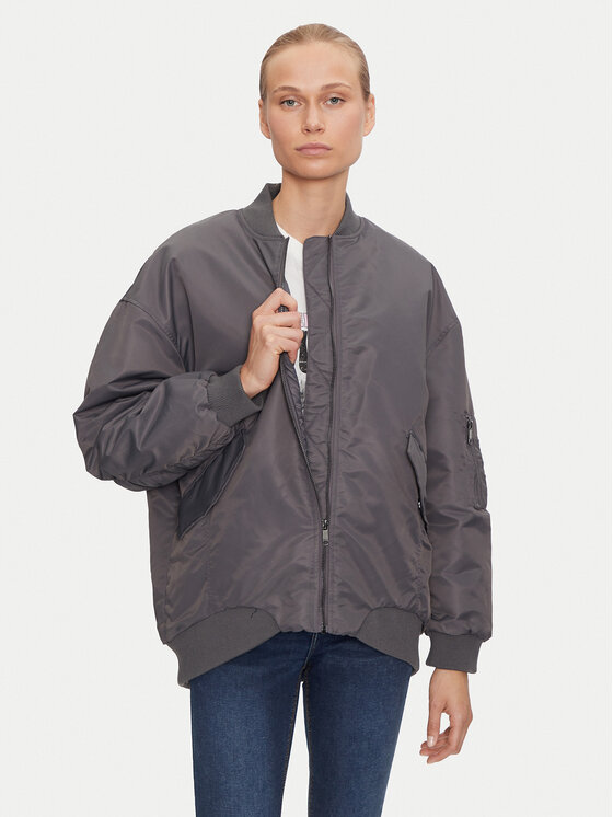 ONLY Bundy bomber Mille 15322732 Sivá Oversize