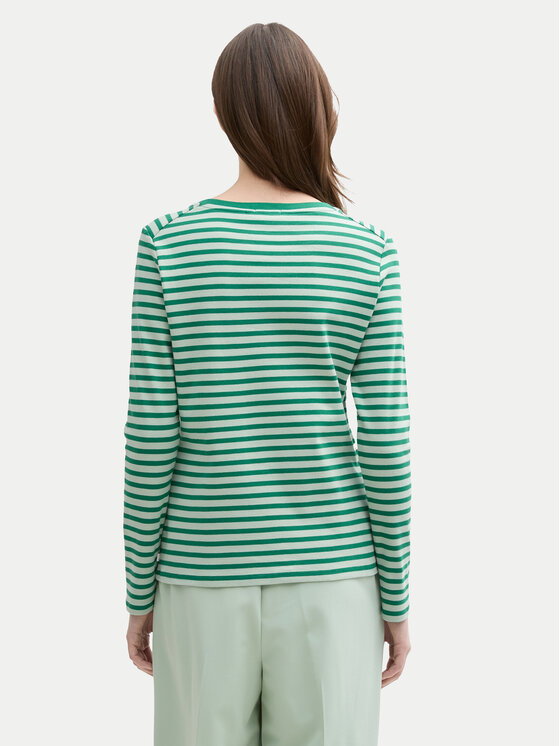 Tom Tailor Denim Tom Tailor Denim Blusa 1043085 Verde Regular Fit