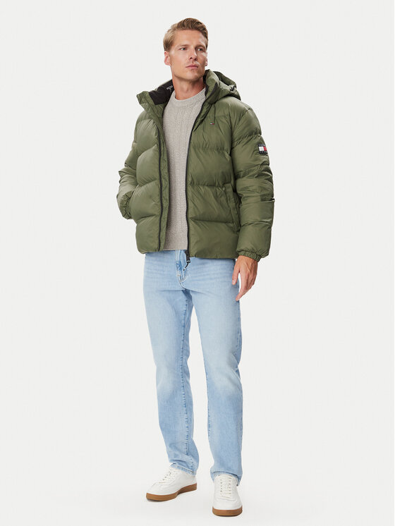 Tommy Jeans Tommy Jeans Giubbotto piumino Essential  DM0DM19786 Cachi Regular Fit