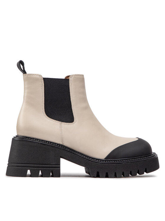 Eva Minge Eva Minge Klassische Stiefeletten EM-44-12-001521 Beige