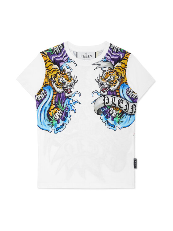 PHILIPP PLEIN PHILIPP PLEIN T-Shirt 27605 Biały Regular Fit