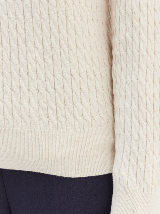 Tommy Hilfiger Tommy Hilfiger Sveter WW0WW44987 Béžová Regular Fit
