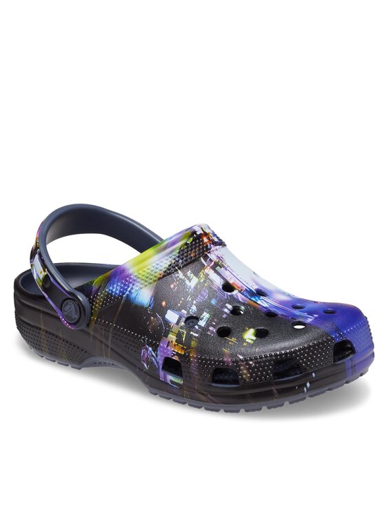 Crocs Crocs Klapki Classic Meta Scape Clog 208455 Granatowy