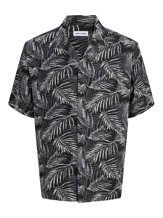 Jack & Jones Jack & Jones Krekls Jeff 12288854 Melns Relaxed Fit