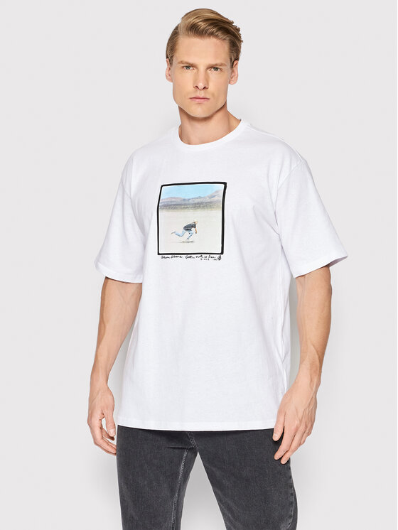Volcom Volcom T-shirt Freerider A4312213 Bijela Loose Fit