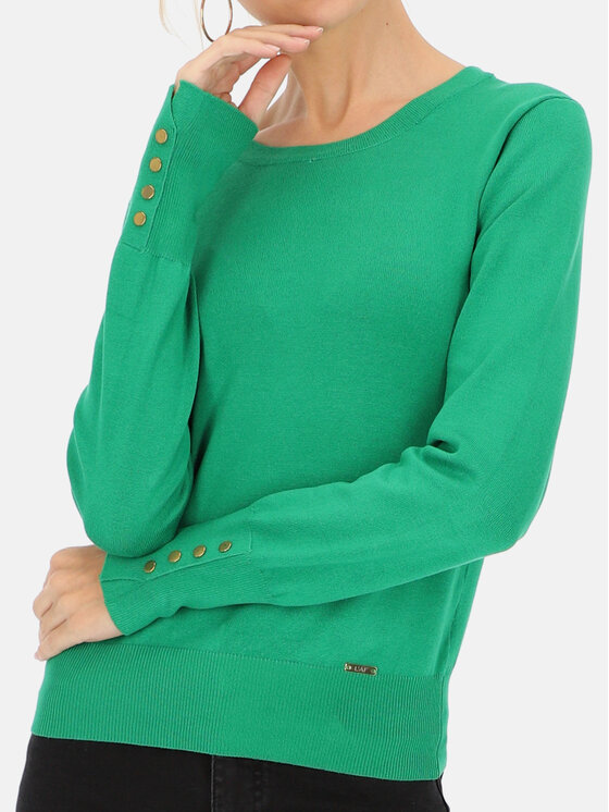 L’AF L’AF Sweter Alpi Zielony Regular Fit