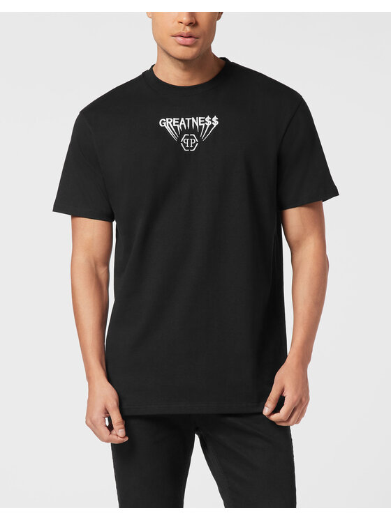 PHILIPP PLEIN PHILIPP PLEIN T-Shirt 26263 Černá Regular Fit