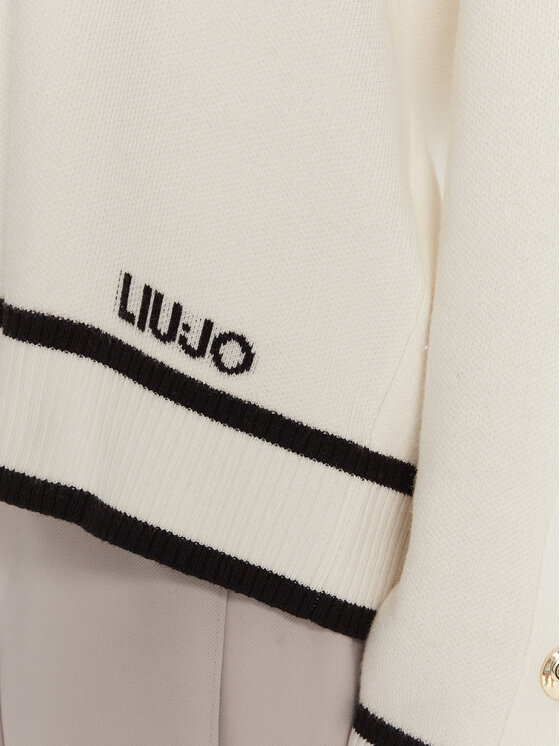 Liu Jo Sport Liu Jo Sport Sweter TF5229 MS59L Écru Regular Fit