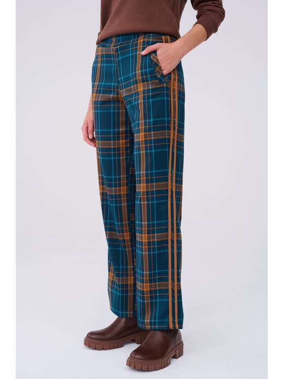 blue shadow blue shadow Spodnie damskie Blero BS G117 Kolorowy Standard Fit