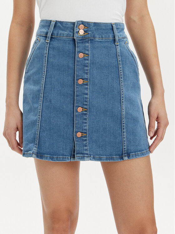 Wrangler Fustă de blugi 112352524 Albastru Regular Fit