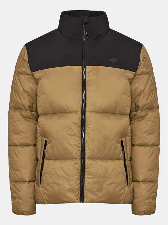 4F 4F Μπουφάν χειμωνιάτικο 4FWAW23TDJAM348 Καφέ Regular Fit