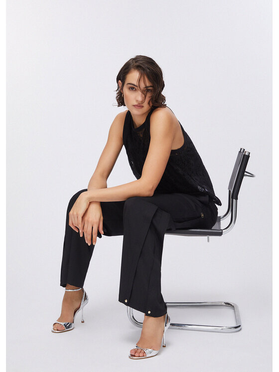 Liu Jo Liu Jo Pantaloni di tessuto TA6181TS92222222 Viola Regular Fit