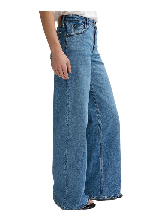 Lee Lee Jeansy 112379307 Niebieski Relaxed Fit