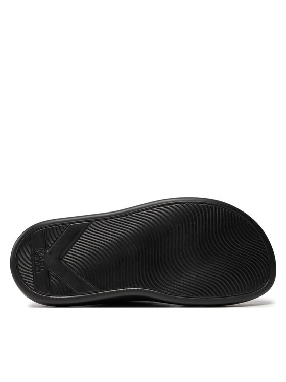 KARL LAGERFELD KARL LAGERFELD Şlapi KL62504 Negru