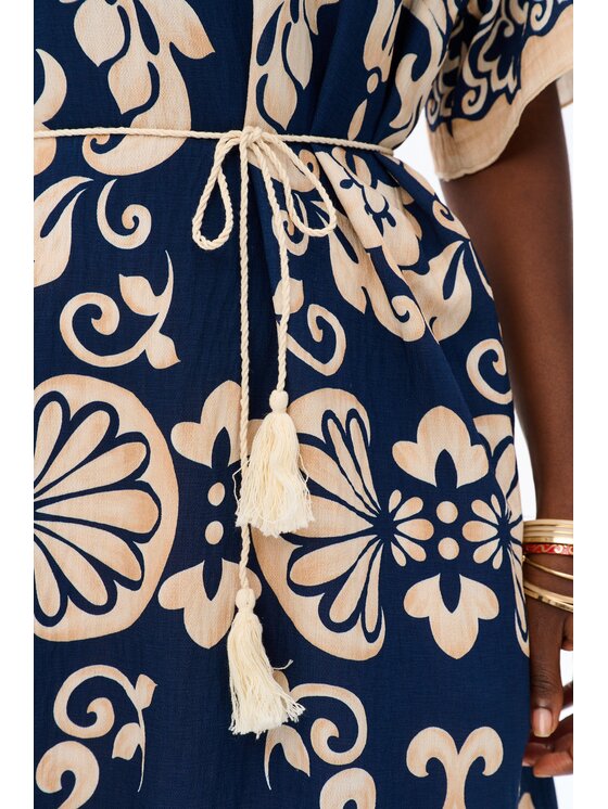 blue shadow blue shadow Sukienka codzienna Elya Niebieski Regular Fit