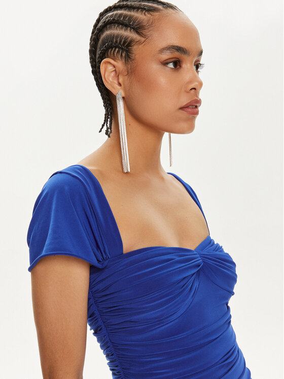 NORMA KAMALI NORMA KAMALI Coctailkleid KK1243PL812805 Blau Slim Fit