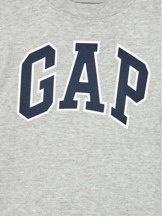 Gap Gap T-Shirt 459557-04 Szary Regular Fit