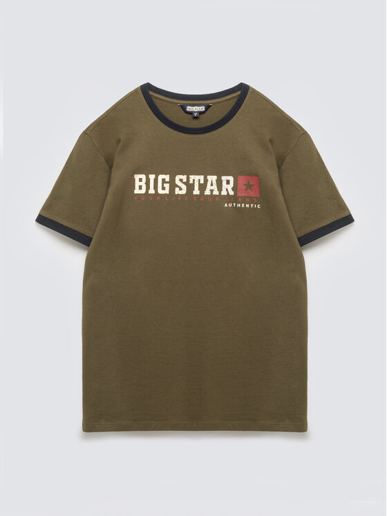 BIG STAR BIG STAR T-Shirt SUMMET Zielony Basic Fit