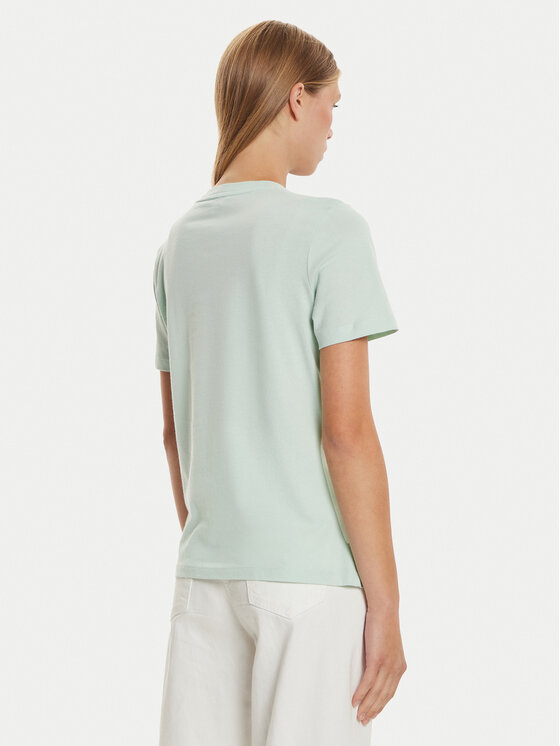 Tommy Hilfiger Tommy Hilfiger Tricou Logo WW0WW40276 Verde Regular Fit