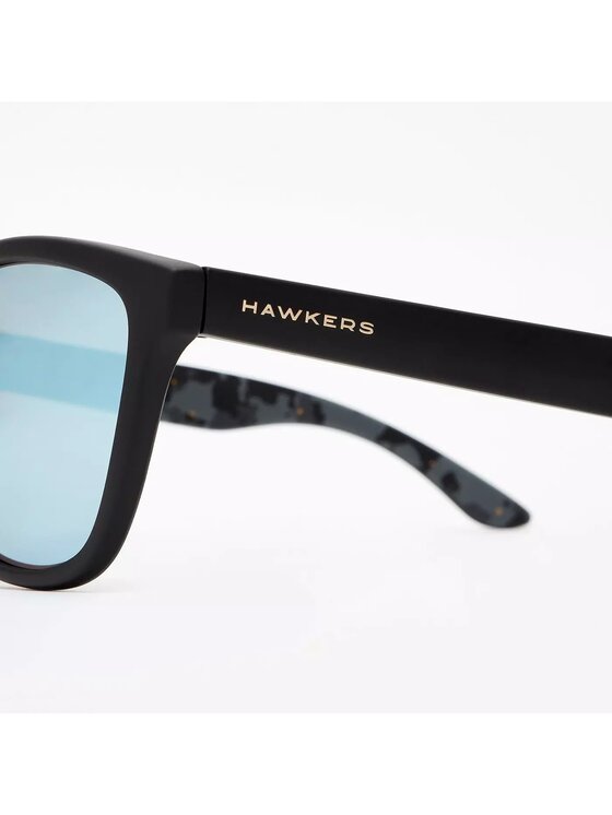 Hawkers Hawkers Okulary przeciwsłoneczne CARBON BLACK BLUE CHROME ONE Czarny