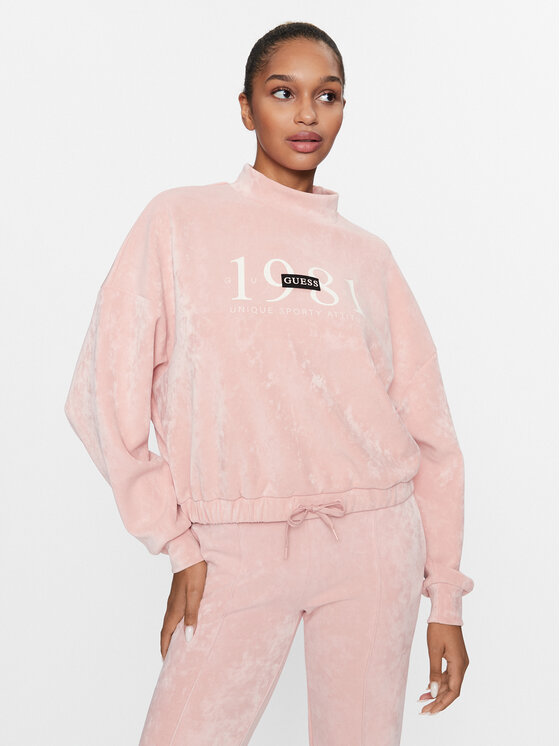 Guess Guess Sweatshirt Aleta V3BQ00 KBC00 Rosa Regular Fit