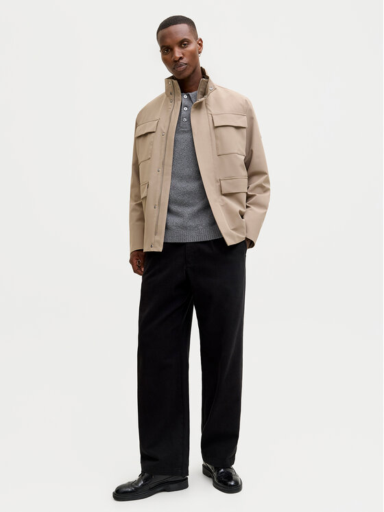 Jack & Jones Jack & Jones Sveter Maverick 12286144 Sivá Regular Fit