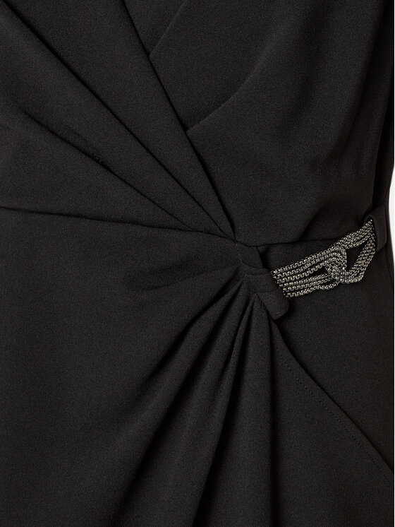DKNY DKNY Coctailkleid DD4H1B66 Schwarz Slim Fit