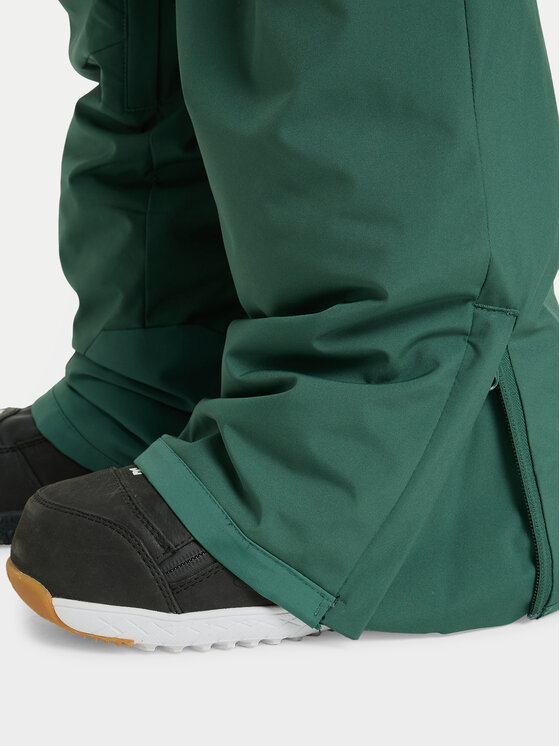 Quiksilver Quiksilver Snowboardové nohavice Utility EQBTP03057 Zelená Regular Fit