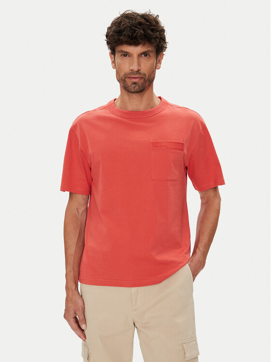 K-Way K-Way T-Shirt K2135HW Červená Regular Fit