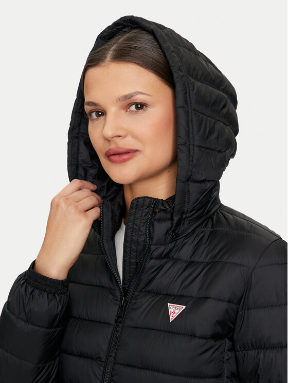 Guess Jeans Guess Jeans Daunenjacke W4YL00 WG922 Schwarz Regular Fit