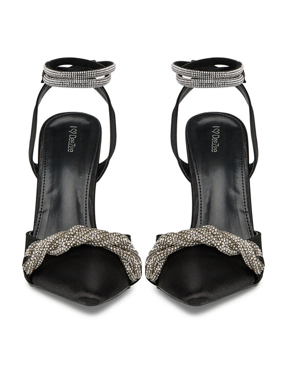 DeeZee DeeZee Pantofi cu toc subțire HT085-9 Negru