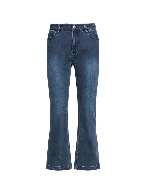 Elena Mirò Elena Mirò Jeansy P418G000429N0H4 Niebieski Flare Fit