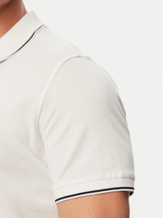 Beverly Hills Polo Club Beverly Hills Polo Club Polokošeľa P-SS26M-P42561 Biela Regular Fit