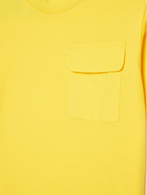 United Colors Of Benetton United Colors Of Benetton T-Shirt 3096G1097 Żółty Regular Fit