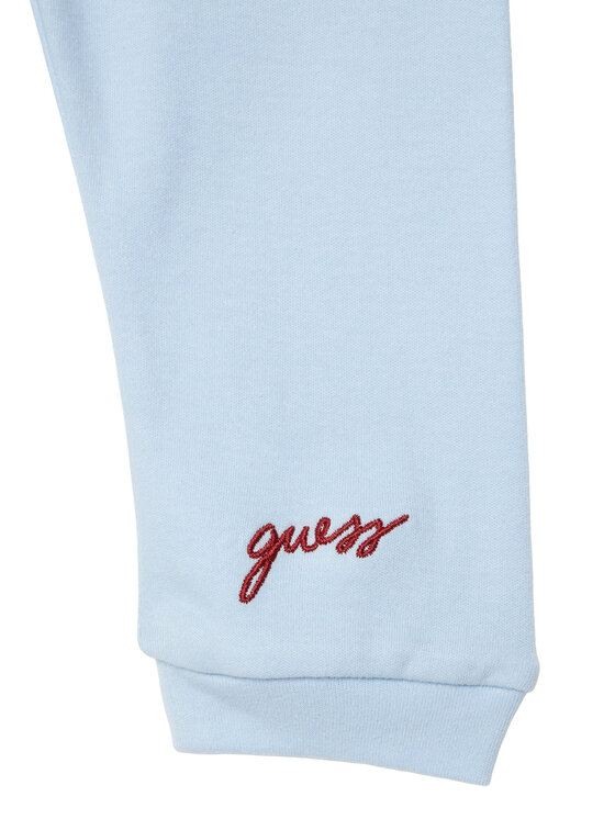 Guess Guess Sada mikina, body a tepláky H6YG09 K4135 Světle modrá Regular Fit