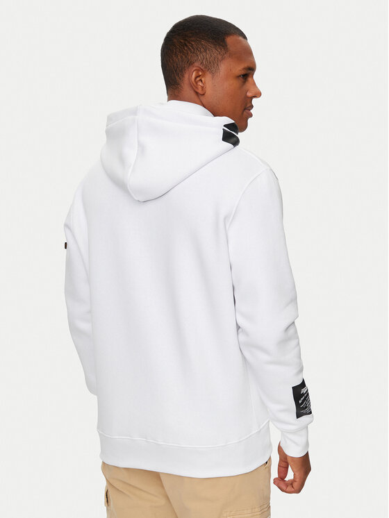 Alpha Industries Alpha Industries Mikina 126803 Biela Regular Fit