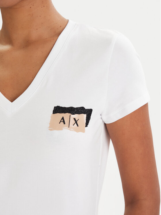 Armani Exchange Armani Exchange T-särk XW001803 AF16294 U0002 Valge Regular Fit