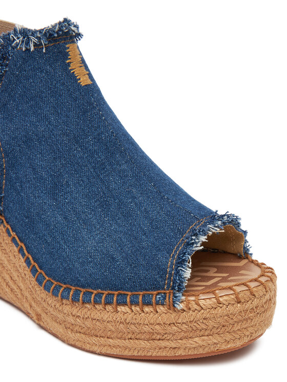 REPLAY REPLAY Sandaalid Jess Tyne Denim Wedge Sandal GWP4G.000.C0036T Sinine