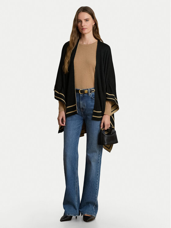 LAUREN RALPH LAUREN LAUREN RALPH LAUREN Pontšo 454P23616001 Must Relaxed Fit