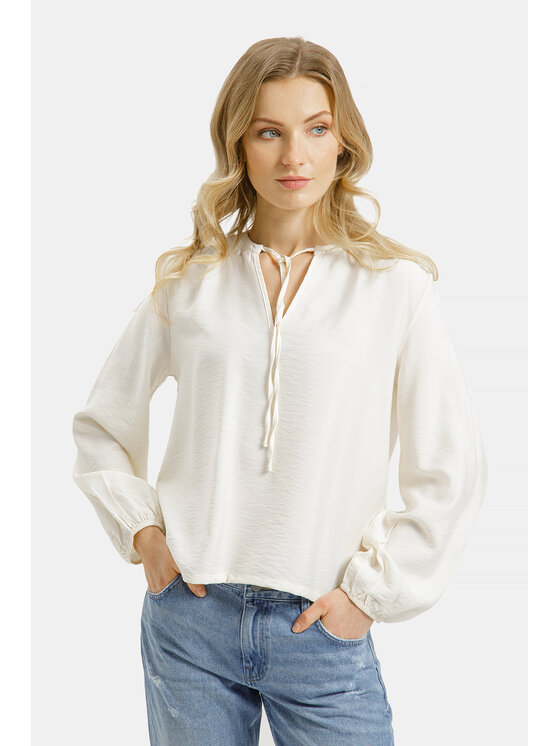 Cross Jeans Cross Jeans Bluzka 75448-273 Beżowy