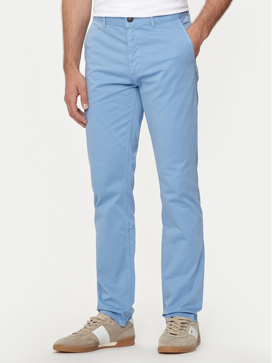 Boss Pantaloni chino Chino_Slim 50510933 Blu Slim Fit, taglia : 33_34